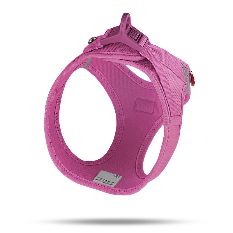 Curli Clasp Air Mesh hundesele - Fuchsia