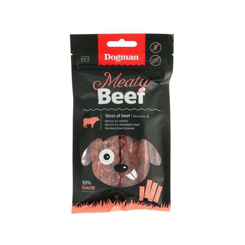 Beef slices - hundegodbiter med biff