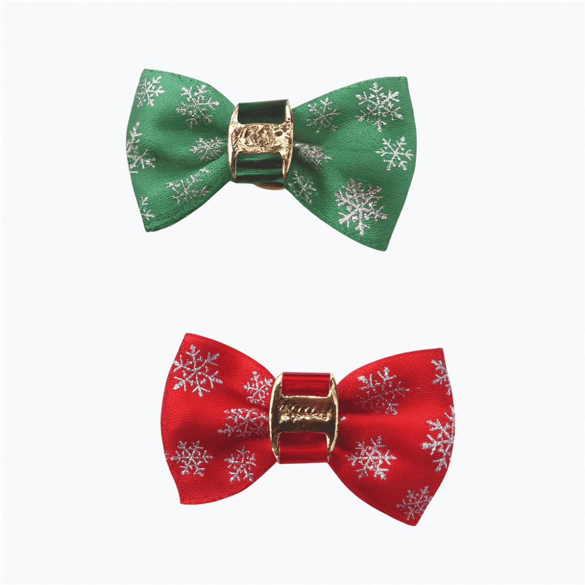 Hundesløyfe med snøfnugg dekor