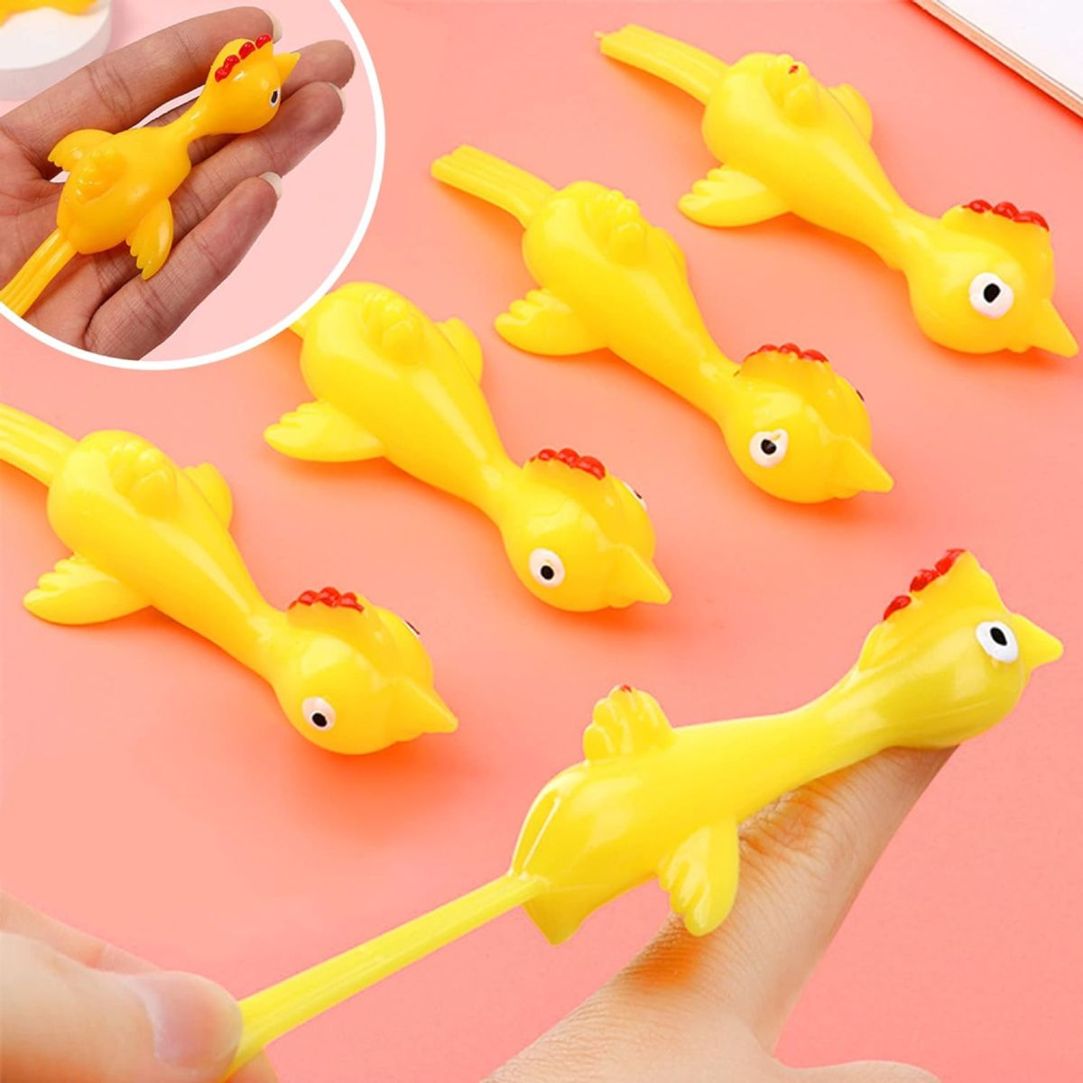 Morsom kylling katteleke