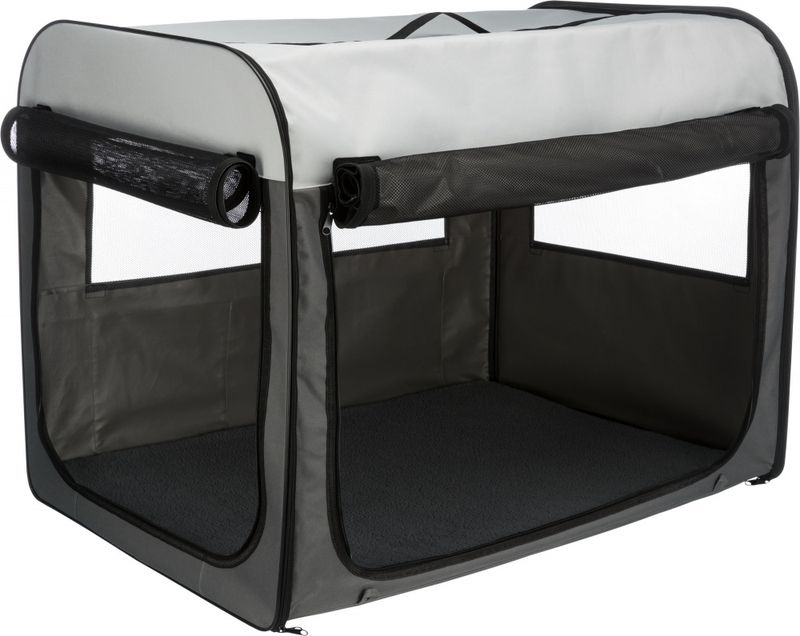 M-L Canvas hunde- og kattebur 95 cm