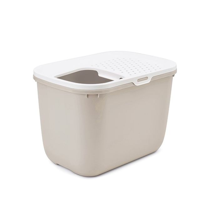 Hovedbilde Kattedo med toppinngang - beige