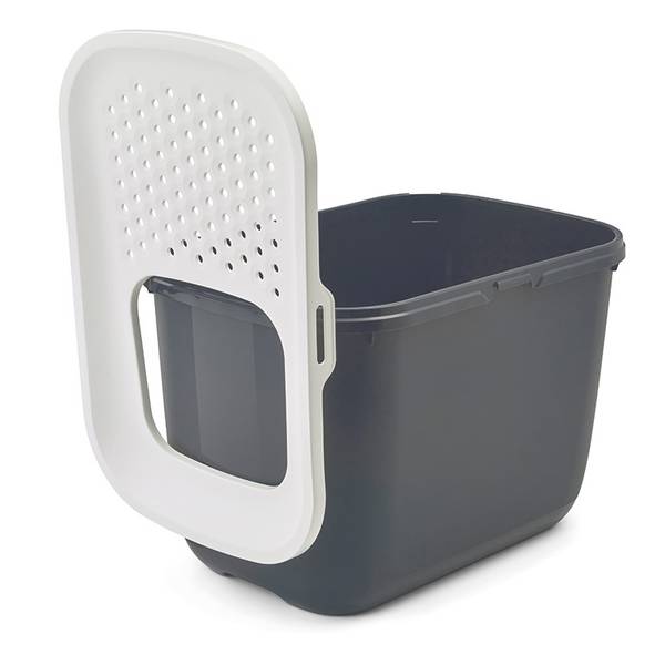 Hovedbilde Kattedo med toppinngang - Grå