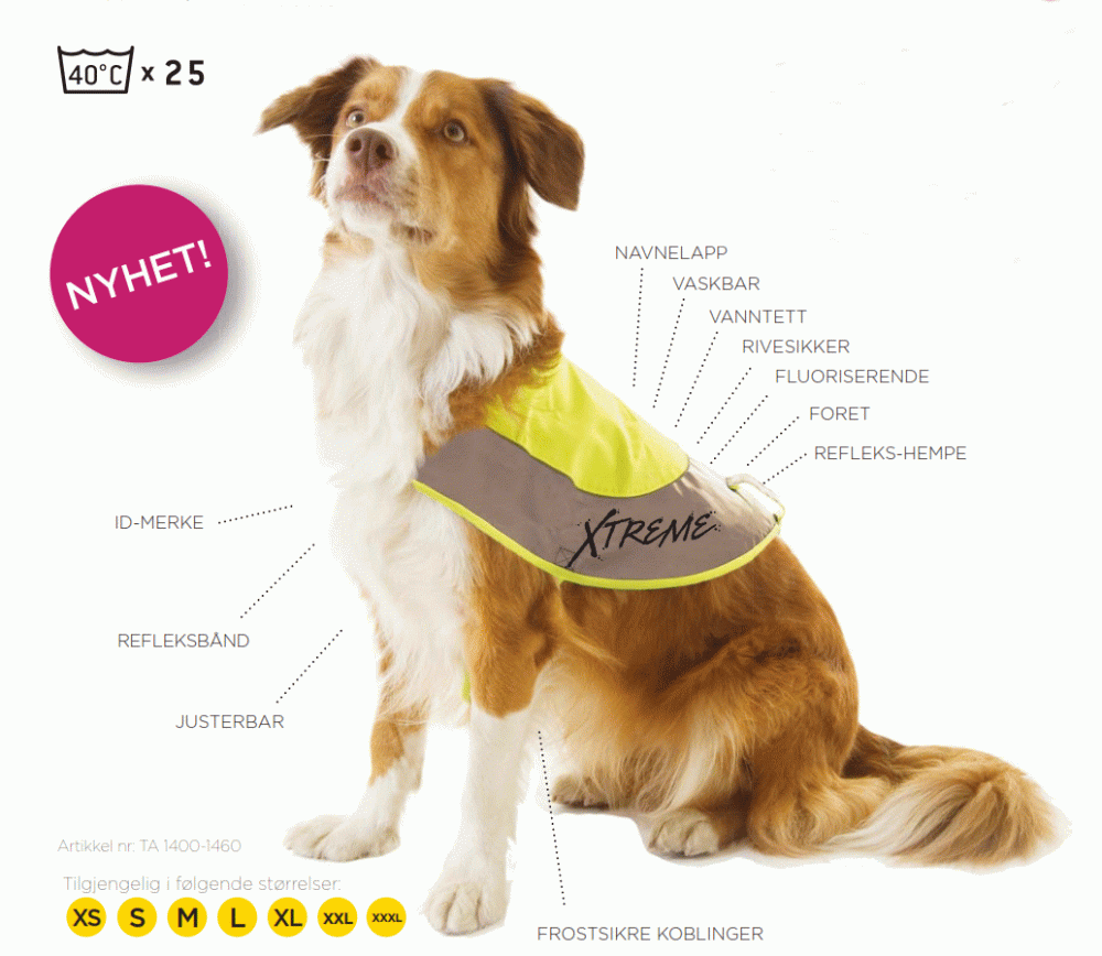 Xtreme Refleksvest for hund