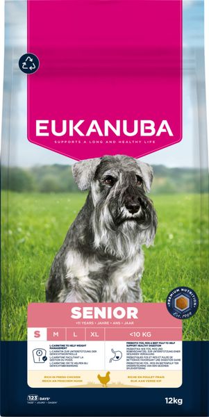 Hovedbilde Eukanuba Senior Small Breed kylling 12kg