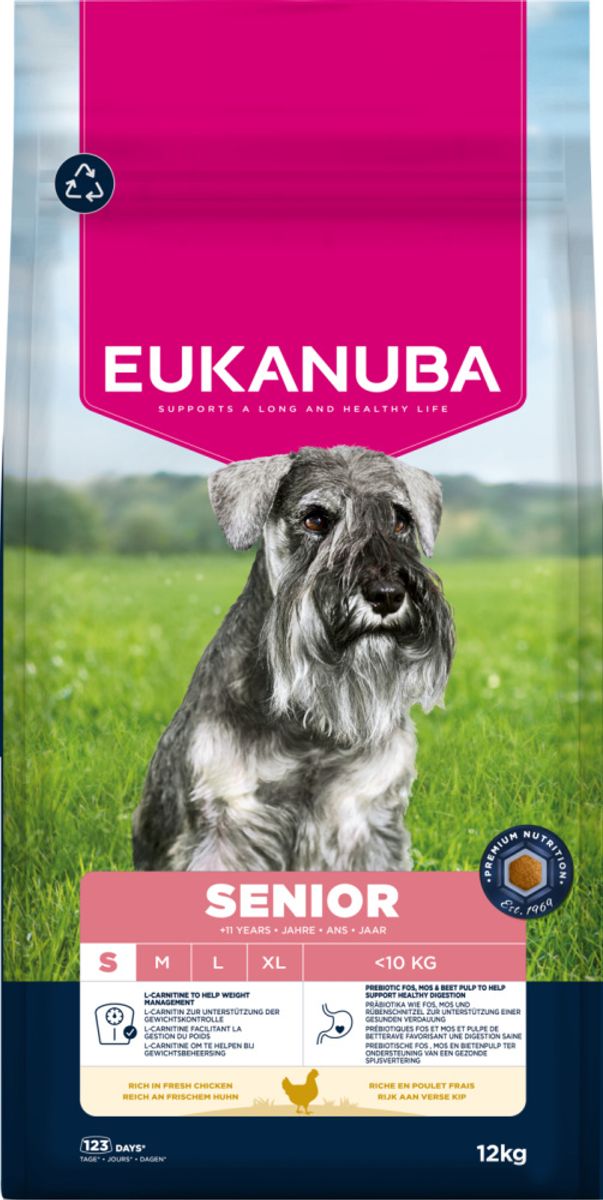 Eukanuba Senior Small Breed kylling 12kg I Love