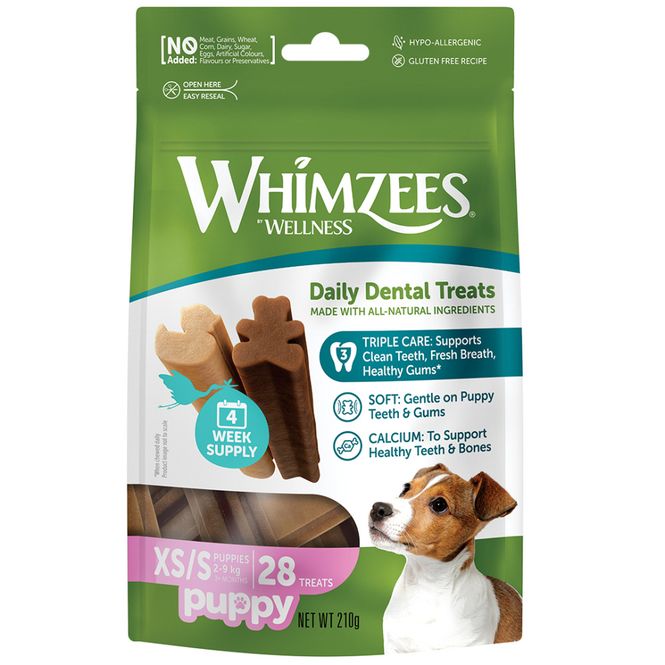 Hovedbilde Whimzees Puppy XSmall / Small, 28 stk