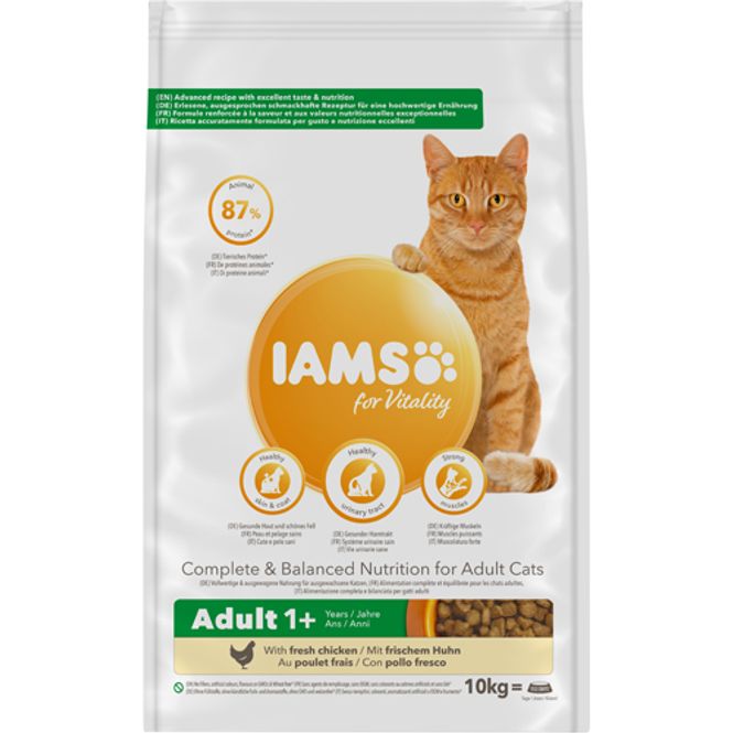 Hovedbilde IAMS CAT Vitality Adult kylling 10kg