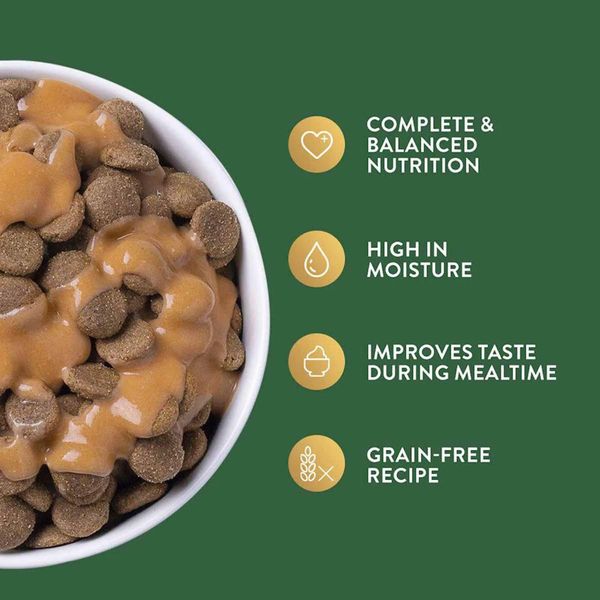 Hovedbilde Dog Meal Topper Kylling med Ost, 4 x 14g