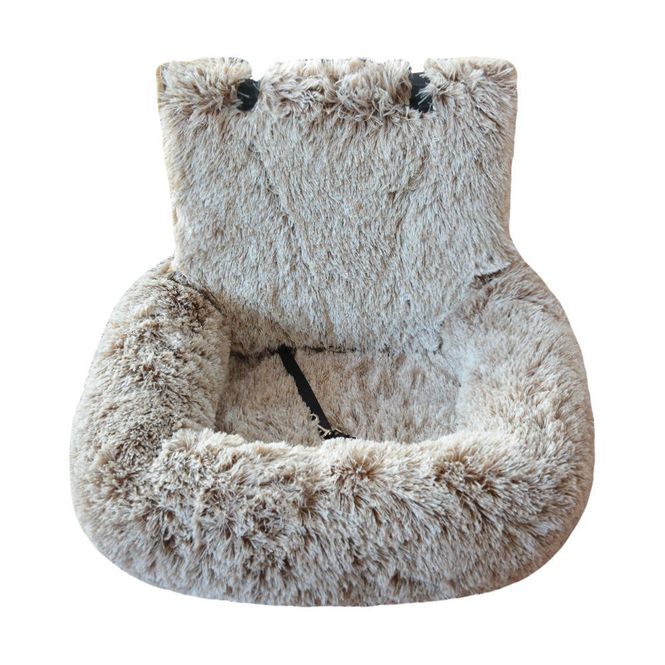 Hovedbilde Beige fluffy bilsete til hund