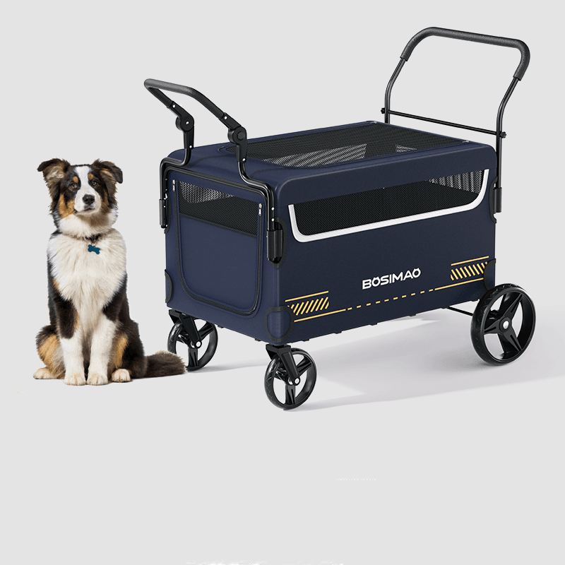 Hundetralle - stor hundevogn. Firehjuling maks 50kg