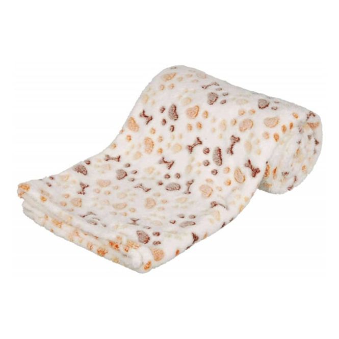 Hovedbilde Hundeteppe: Beige plysjteppe til hund og katt, 3 str