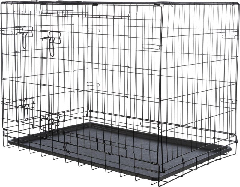 Stålbur Home Kennel til hund og katt, M/L - ca 35kg