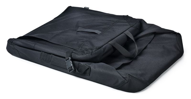 50cm S Sort canvas hunde- og kattebur 