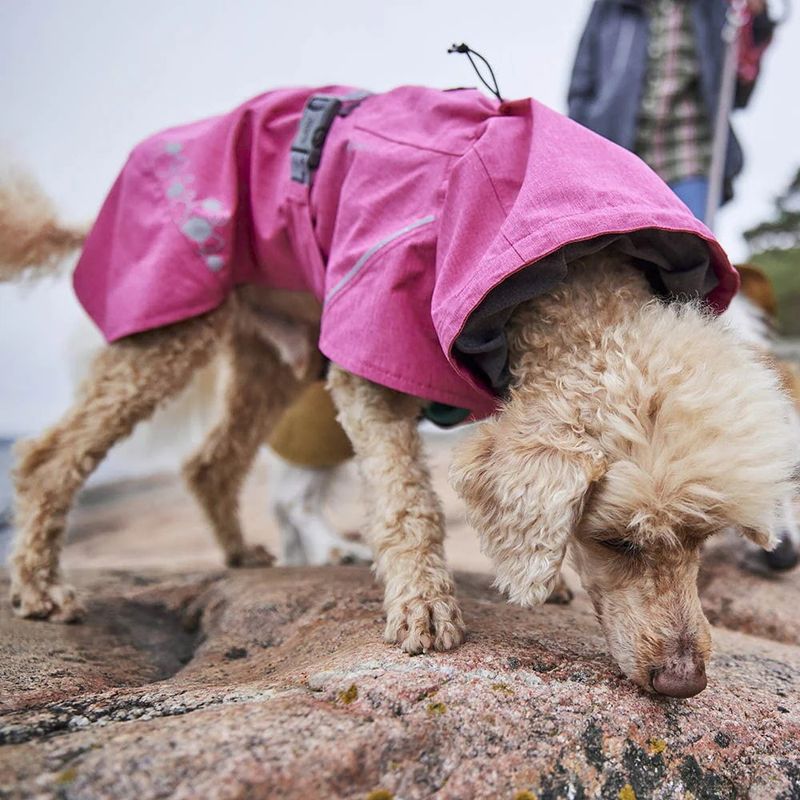 Hurtta Monsoon II ECO hundedekken - Ruby Rosa