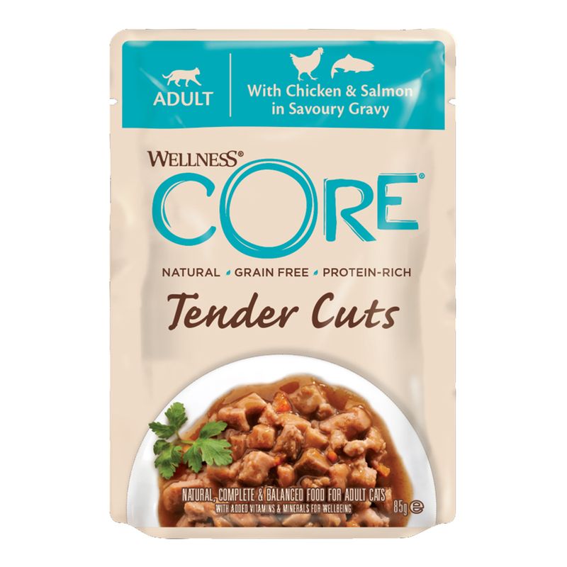 CORE Tender Cuts Chicken Selection Multipack våtfôr til katt 6pk