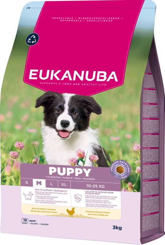 Eukanuba Puppy Medium Breed Kylling 3kg