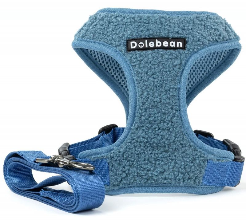 Blå Teddy hunde- og kattesele