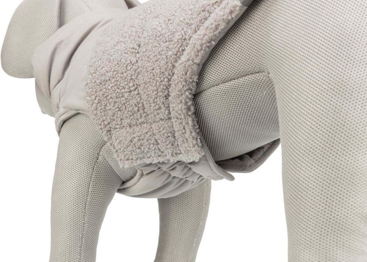 Beige teddy vinterdekken til hund