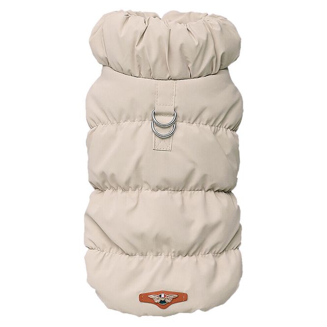 Hovedbilde Beige boblejakke til hund