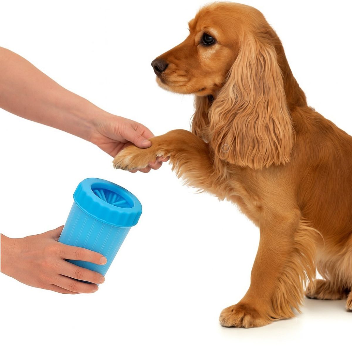 Medium Blå Poterenser til hund 