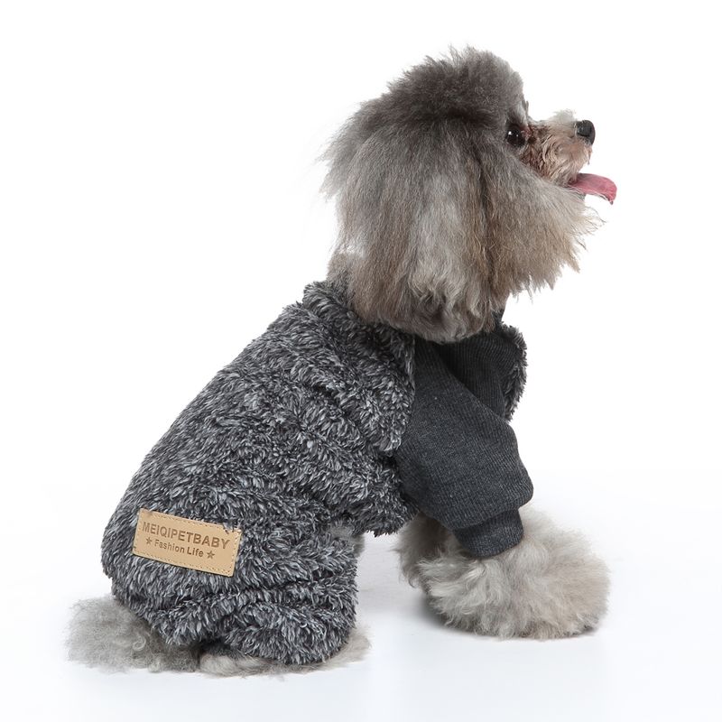 Myk hundedress - Grå