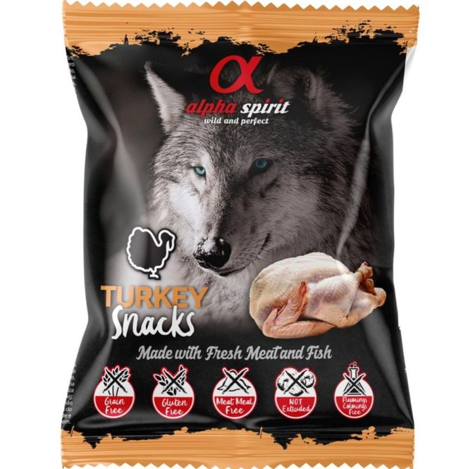 Hovedbilde AlphaSpirit kalkun hundesnacks