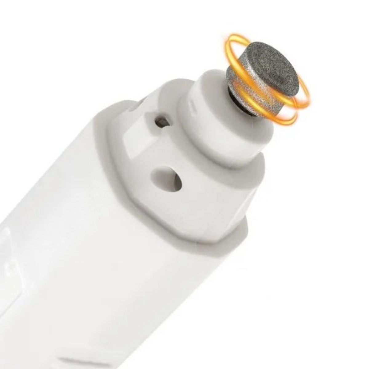 Sort elektrisk klosliper med ledlys - Slipebasert klotrimmer for hund