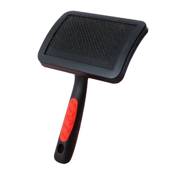 Hovedbilde Sort/Rød large karde til hund og katt 10,5cm 