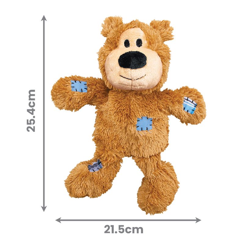 KONG Hundeleke bamse Wild Knots Bear Mix M/L 25cm