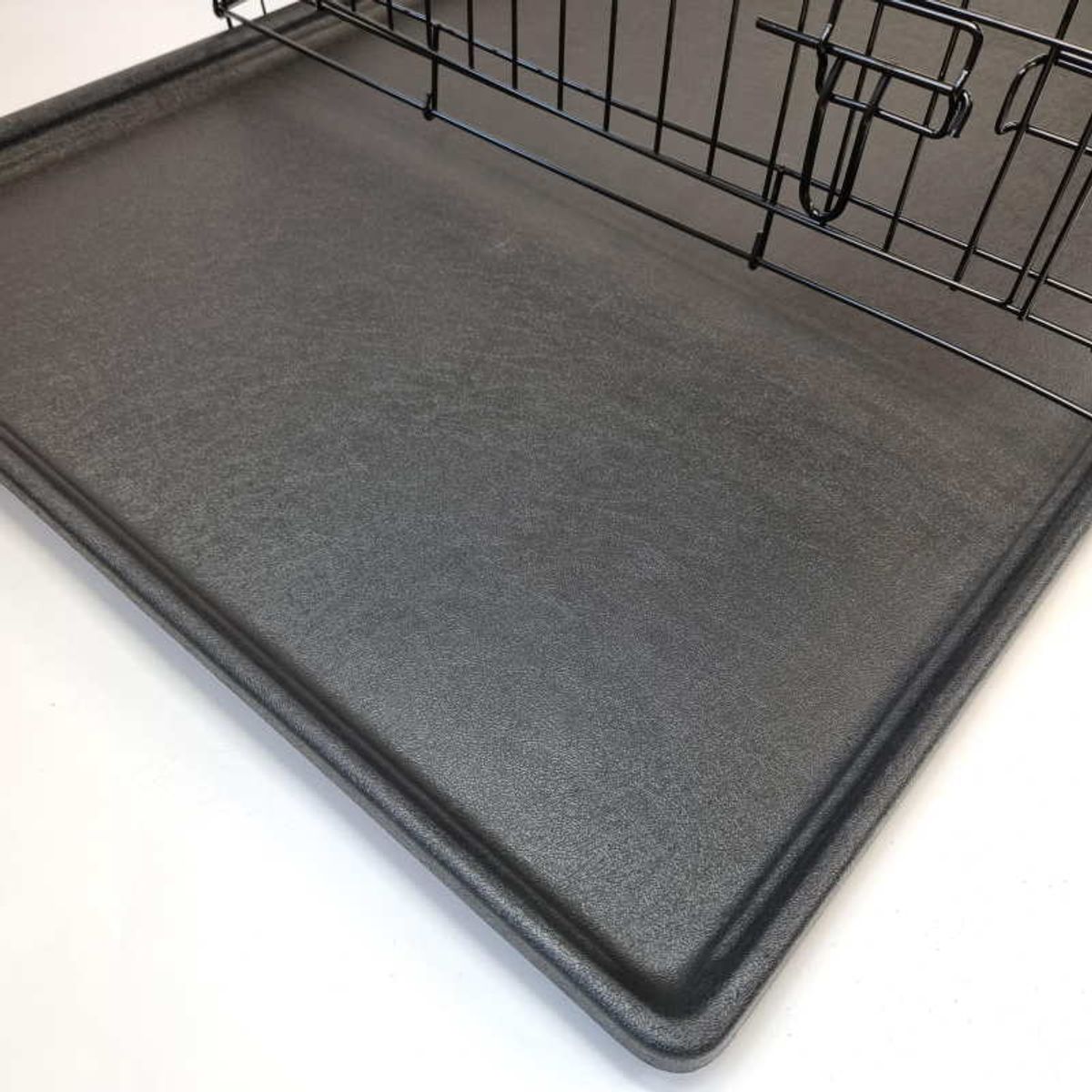 X-Large sammenleggbart stålbur til hund (109x71x79cm)