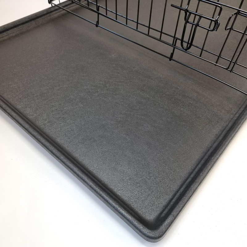 X-Large sammenleggbart stålbur til hund (109x71x79cm)
