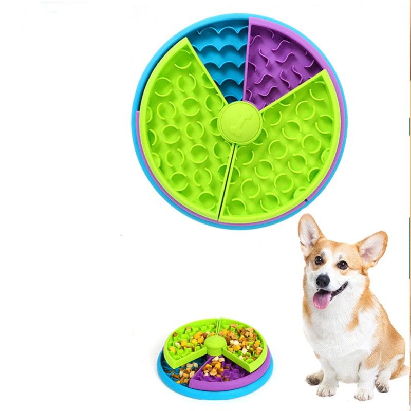 Slikkematte Slow feeder med flere etasjer - til hund