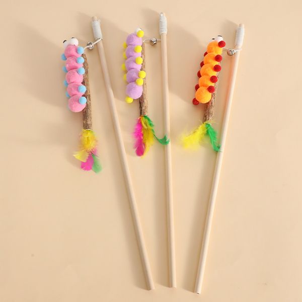 Hovedbilde Katteleke caterpillar teasing stick