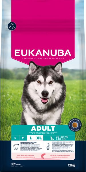 Hovedbilde Eukanuba Adult Large Breeds Laks og Bygg 12kg