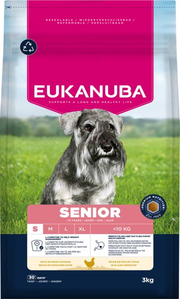 Hovedbilde Eukanuba Senior Small Breed kylling 3kg