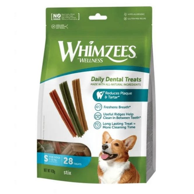 Hovedbilde Whimzees Stix Small, 28 stk til hund
