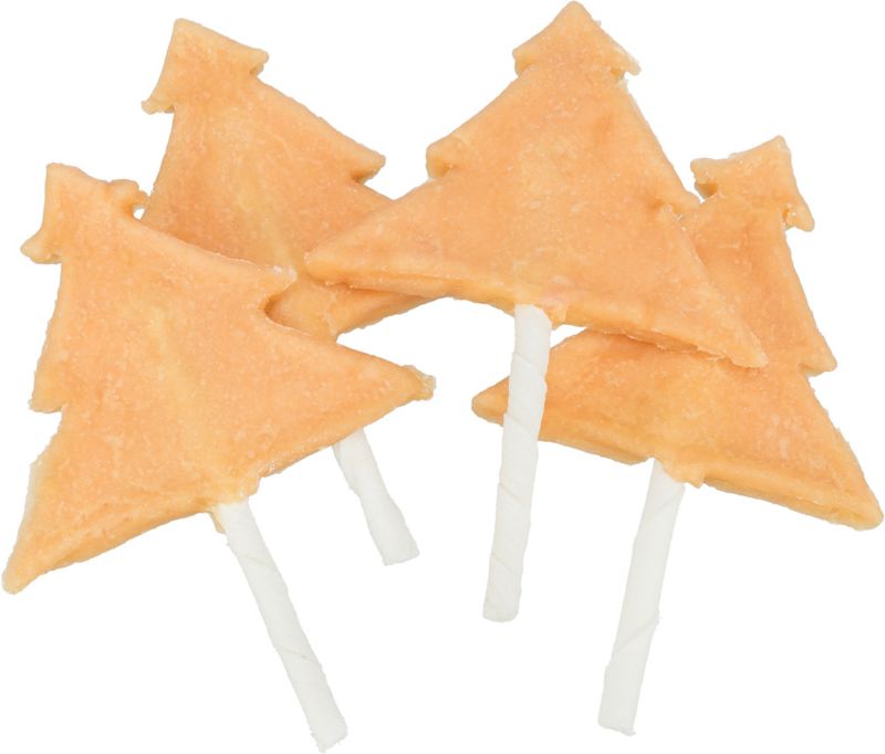 Juletre lollipop kjærlighet hundetygg med kylling