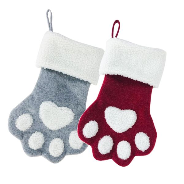 Hovedbilde Grå julestrømpe til hund og katt - fylles med favoritter