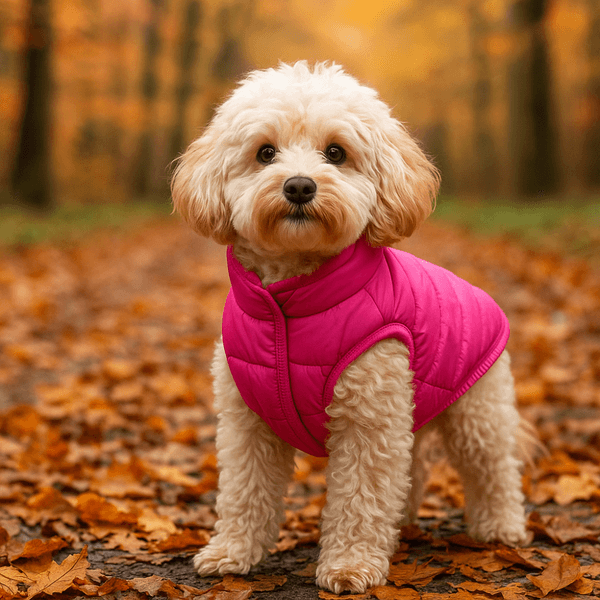Hovedbilde Rosa boblevest til hund