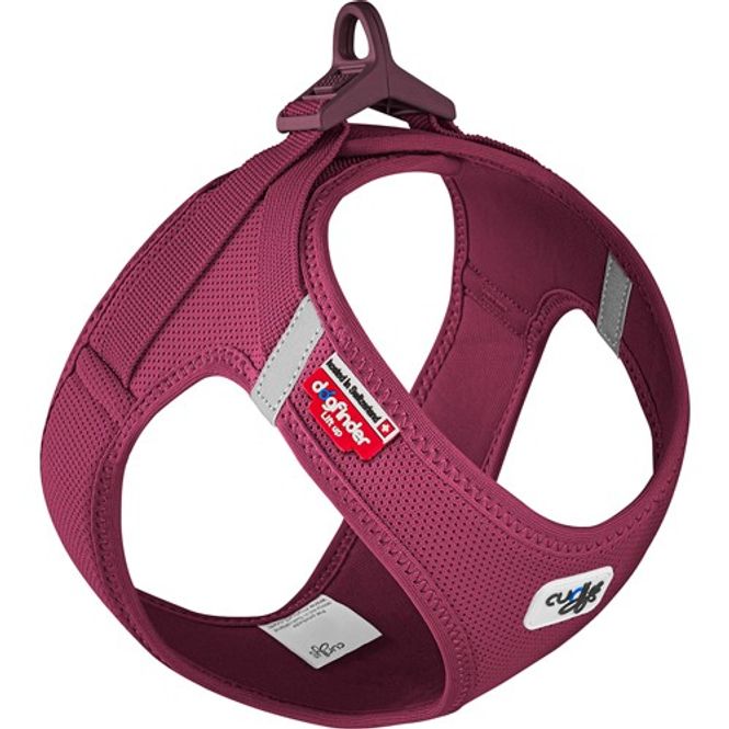 Hovedbilde Curli Clasp Air Mesh hundesele - Ruby