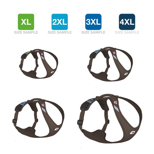Hovedbilde Curli Belka Air Mesh hundesele (11-48 kg) - Sort