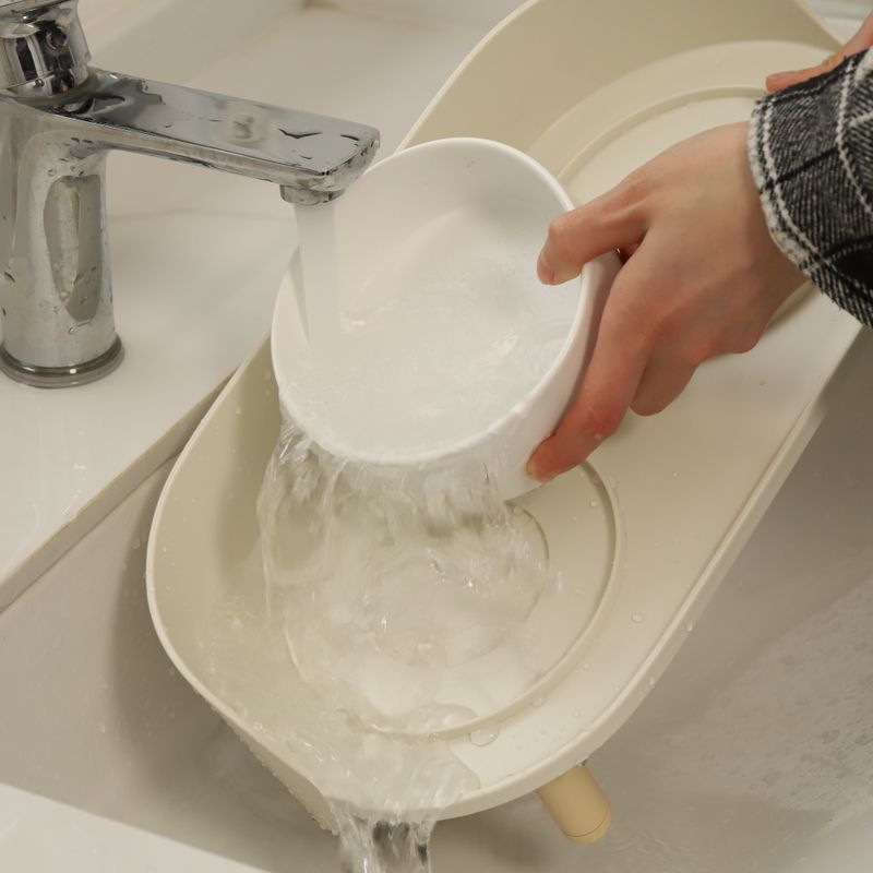 Dobbel design hundeskål og katteskål med stativ